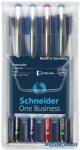 Schneider Rollertoll készlet, 0, 6 mm, "SCHNEIDER "One Business", 4 szín (TSCOBK4) - kecskemetirodaszer