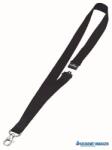 DURABLE Azonosítókártya-tartó, nyakba akasztható, biztonsági csattal, DURABLE, fekete (DB813701) - kecskemetirodaszer