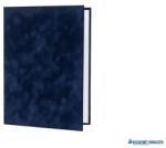 Oklevéltartó, A4, exkluzív, plüss, kék (ISKE180) - kecskemetirodaszer