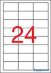 APLI Etikett, univerzális, 64, 6x33, 8 mm, eltávolítható, APLI, 2400 etikett/csomag (LCA03056) - kecskemetirodaszer