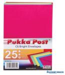 PUKKA PAD Boríték, C6, enyvezett, PUKKA PAD "Bright", vegyes színek (PUP9061) - kecskemetirodaszer