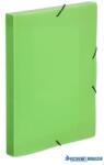 Viquel Gumis mappa, 30 mm, PP, A4, VIQUEL "Coolbox", áttetsző zöld (IV021373) - kecskemetirodaszer