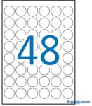 APLI Etikett, 30 mm kör, poliészter, időjárásálló, fehér, APLI, 960 etikett/csomag (LCA15092) - kecskemetirodaszer