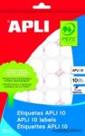 APLI Etikett, 13 mm kör, kézzel írható, APLI, 770 etikett/csomag (LCA1626) - kecskemetirodaszer