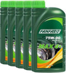 FANFARO 5бр x 1л Трансмисионно масло fanfaro max 4+ 75w90 (max 4 75w90 5l)