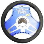  Műbőr kormányvédő fekete KV-HB27515-BK