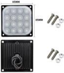  Stroboszkóp 16 LED, négyzet alakú (W13891Y) (W13891Y)