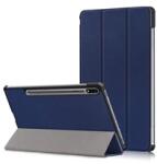 Gigapack GP-110946 Galaxy Tab S7 LTE (SM-T875) / Galaxy Tab S7 WIFI (SM-T870) sötétkék bőr hatású oldalra nyíló tok (GP-110946)