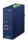 PLANET IXT-900-2X1PD Comutator industrial cu fibră optică cu 2 porturi IP40 10000 Mbit/s (IXT-900-2X1PD)