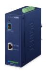 PLANET IP40 Industrial 1-Port convertoare media pentru rețea 10000 Mbit/s Albastru (IXT-900-1X1T) - senetic