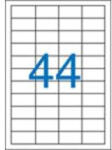 Victoria Címkék 48, 5x25, 4 mm 4 soros 44 címkék 100 lapos lapon Victoria ILC
