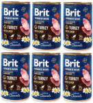 Brit Premium by Nature Junior Curcan cu ficat 6 x 400 g