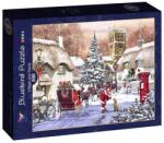 Bluebird Puzzle 500 db-os puzzle - Village and Santa (90537) (90537)
