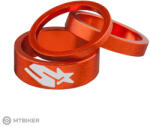 SPANK Spacer kormányszár alátét készlet, 1 1/8", narancssárga