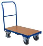 Cordes Platform kocsi fogantyúval, 400 kg-ig, 97, 5 x 97, 5 x 50 cm, kék