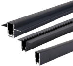 Optonica süllyeszthető mágneses fekete sínrendszer 48V R15B 1, 5m 5202 (5202) - ledsziget
