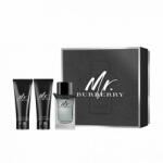 Burberry Mr. Burberry Ajándékszett, eau de toilette 100ml + shower gel 75ml + aftershave balm 75ml, férfi