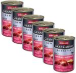 Animonda Animonda GranCarno Sensitiv Adult - carne de vită și cartofi 6 x 400g