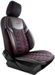 Panda Set Huse Scaune Auto pentru Audi A1 - Panda Berlin, negru cu cusatura rosie, 11 piese