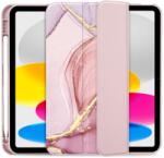 Tech-Protect Husa Tech-Protect Smartcase Pen compatibila cu iPad 10.9 inch 2022 Marble (5906302309979)
