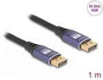 Delock Cablu Displayport 8K60Hz/4K240Hz T-T 1m Negru/Mov, Delock 80600 (80600)