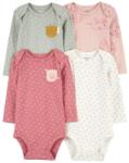 Carter´s CARTER'S Body hosszú ujjú Pink/Green Bumblebee lány 4db 3m/méret 62