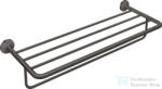 Hansgrohe AXOR UNIVERSAL CIRCULAR 65, 5 cm-es törölközőtartó polc, szálcsiszolt fekete króm 42843340 (42843340)