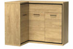  Sarok komód Etrmoni 121 (Világos fa)