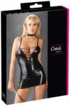 Cottelli Collection - Fényes, fűzős ruha (fekete) (27103581021) - sexshopcenter