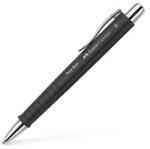 Faber-Castell Golyóstoll, 1 mm, XB, nyomógombos, fekete tolltest, FABER-CASTELL "Poly Ball", kék (TFC241153) - pritone