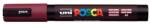 uni Dekormarker, 1, 8-2, 5 mm, UNI "Posca PC-5M", vörösbor (TUPC5MVB) - tonerprint