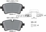 TEXTAR set placute frana, frana disc TEXTAR 2626501 - centralcar