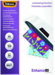 Fellowes Lamináló fólia FELLOWES A/4 80 mikron matt 100/csom (5452103) - papir-bolt