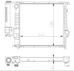 NRF hűtő, motorhűtés NRF 53849A (53849A)