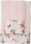 Tivolyo Home ROSELAND törölköző és fürdőlepedő ajándékszett, 2 db Rózsaszín / Pink Szett (klasszikus 50 x 100 cm-es törölköző, 75 x 150 cm-es fürdőlepedő)