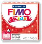 FIMO Gyurma, 42 g, égethető, FIMO Kids , glitteres piros (8030-212) - fodicoaruhaz