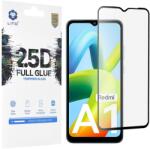 LITO 2, 5D Edzett védőüveg Xiaomi Redmi A1/Redmi A1 Plus/Redmi A2/Redmi A2 Plus telefonra - Fekete KP29993