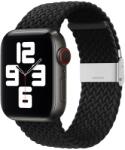 Techsuit Cserélhető szíj az Apple Watch 1/2/3/4/5/6/7/8/9/SE/SE 2/Ultra/Ultra 2 - (42/44/45/49mm) okosórára - Fekete KP30202