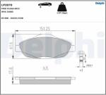 DELPHI set placute frana, frana disc DELPHI LP2070 - piesa-auto