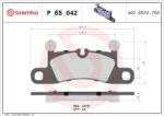 BREMBO set placute frana, frana disc BREMBO P 65 042 - piesa-auto