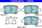 ATE set placute frana, frana disc ATE 13.0470-2615.2 - piesa-auto