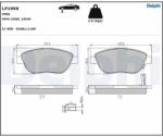 DELPHI set placute frana, frana disc DELPHI LP1990 - piesa-auto