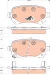 TRW set placute frana, frana disc TRW GDB4176 - piesa-auto