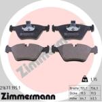 ZIMMERMANN set placute frana, frana disc ZIMMERMANN 21677.195. 1 - piesa-auto