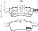 BREMBO set placute frana, frana disc BREMBO P 06 032 - piesa-auto