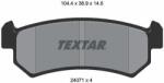 TEXTAR set placute frana, frana disc TEXTAR 2407101 - piesa-auto