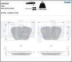 DELPHI set placute frana, frana disc DELPHI LP3722 - piesa-auto