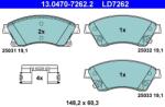 ATE set placute frana, frana disc ATE 13.0470-7262.2 - piesa-auto