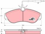 TRW set placute frana, frana disc TRW GDB1106 - piesa-auto