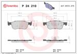 BREMBO set placute frana, frana disc BREMBO P 24 210 - piesa-auto